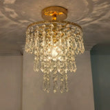 Gold Semi Flush Ceiling Light view 6