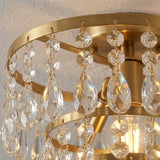 Gold Semi Flush Ceiling Light view 7