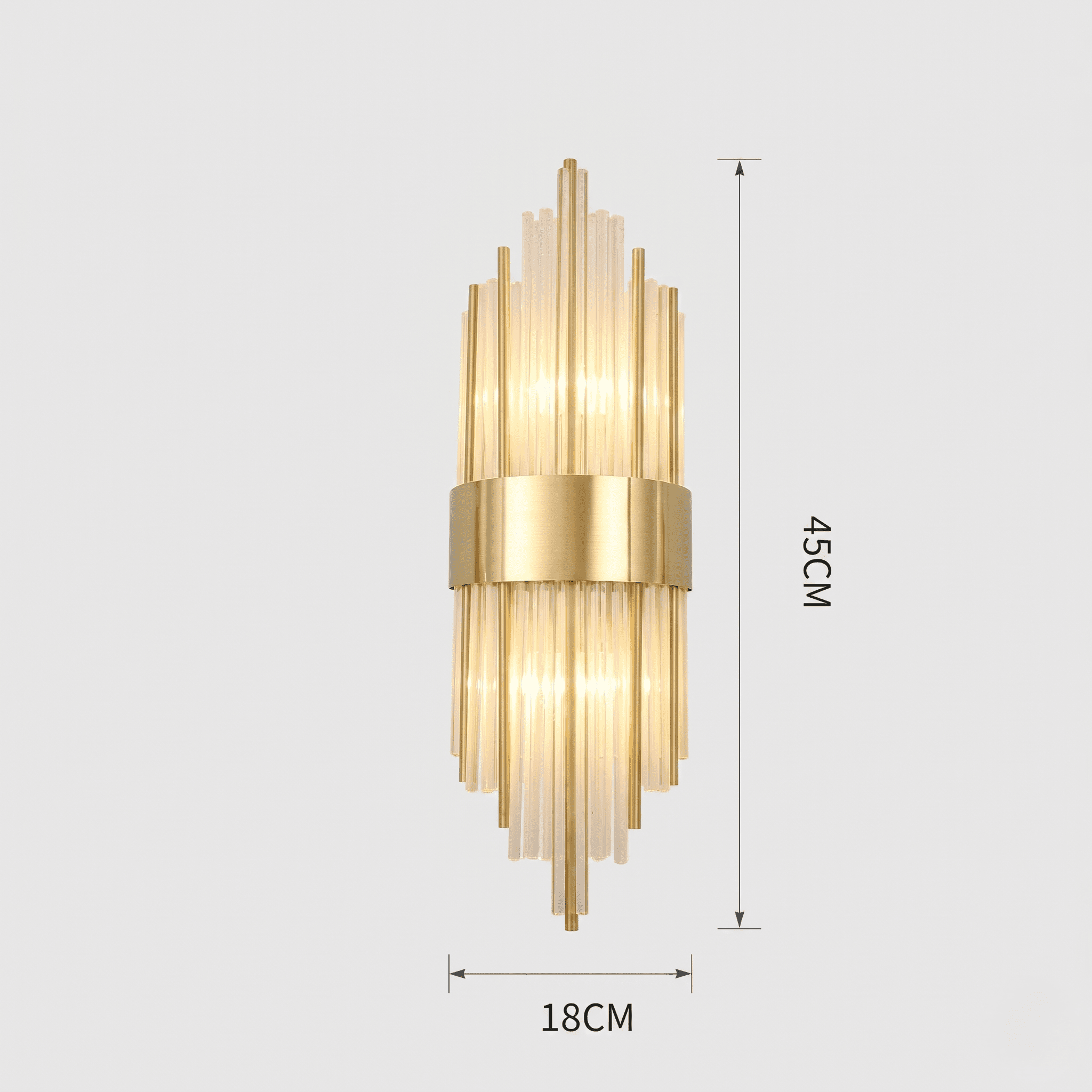 Gold Wall Lights Living Room view 7
