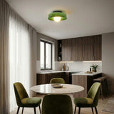 Green Glass Ceiling Light view 5
