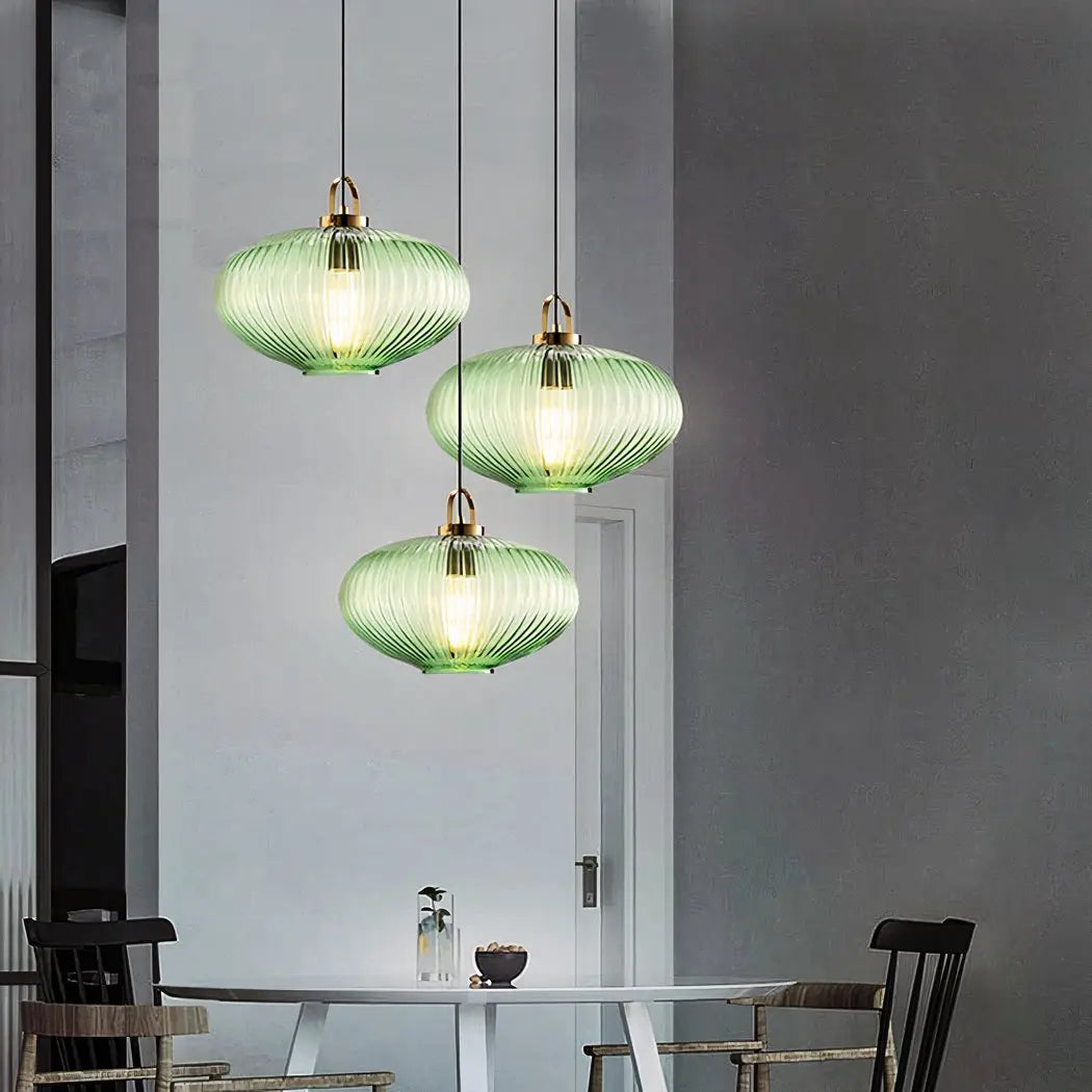 Nordic Green Glass Pendant Light view 10