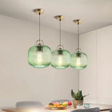 Nordic Green Glass Pendant Light view 13