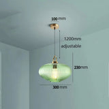 Nordic Green Glass Pendant Light view 15