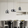 Grey Glass Pendant Light