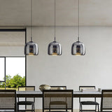 Grey Glass Pendant Light view 6