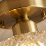 Textured Glass Ceiling Light view 7