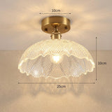 Textured Glass Ceiling Light view 8
