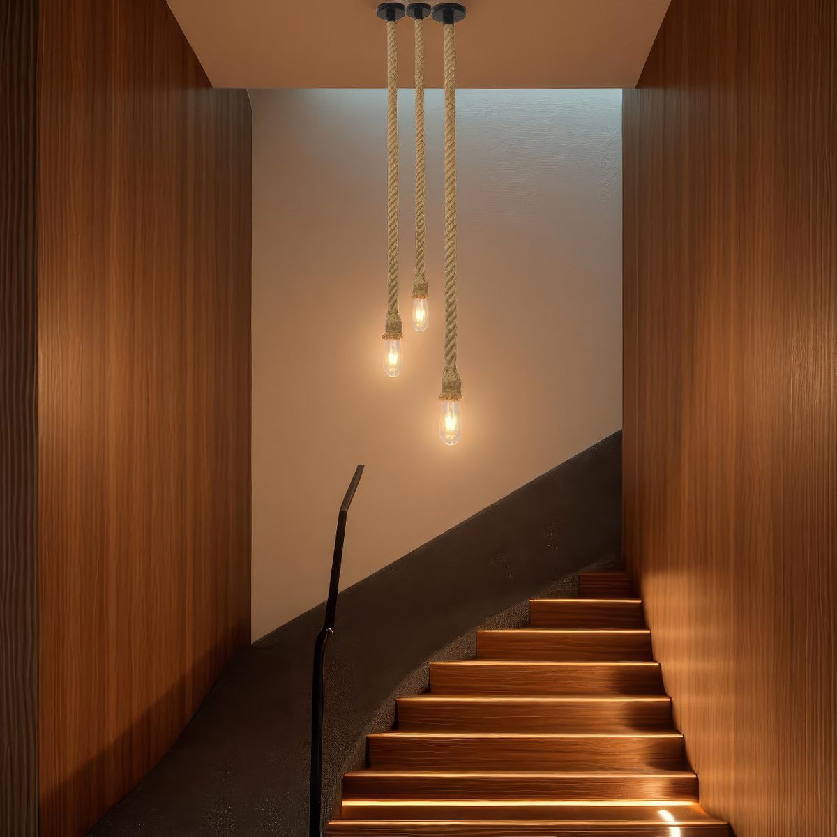 Hemp Rope Pendant Light - image 2