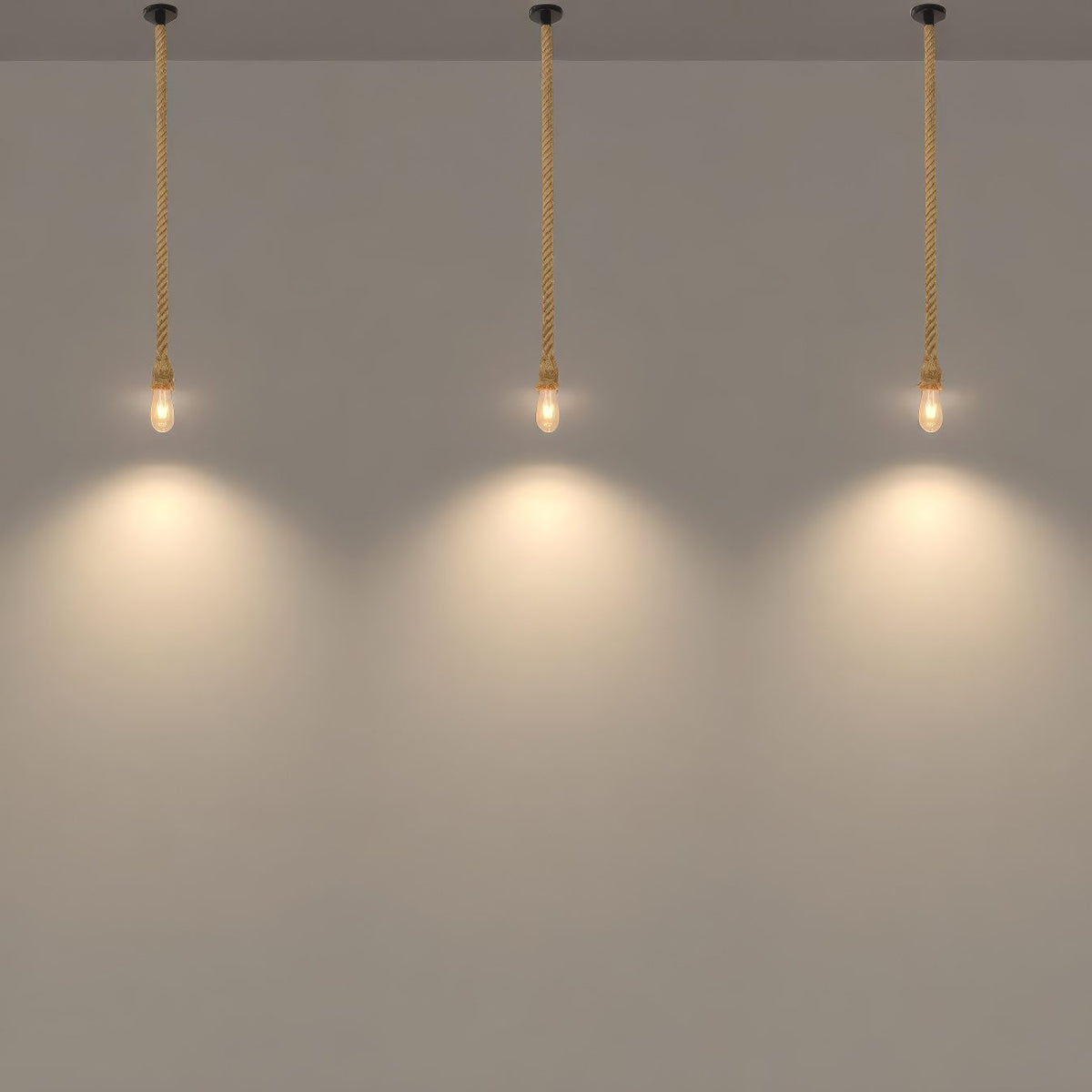 Hemp Rope Pendant Light - image 5