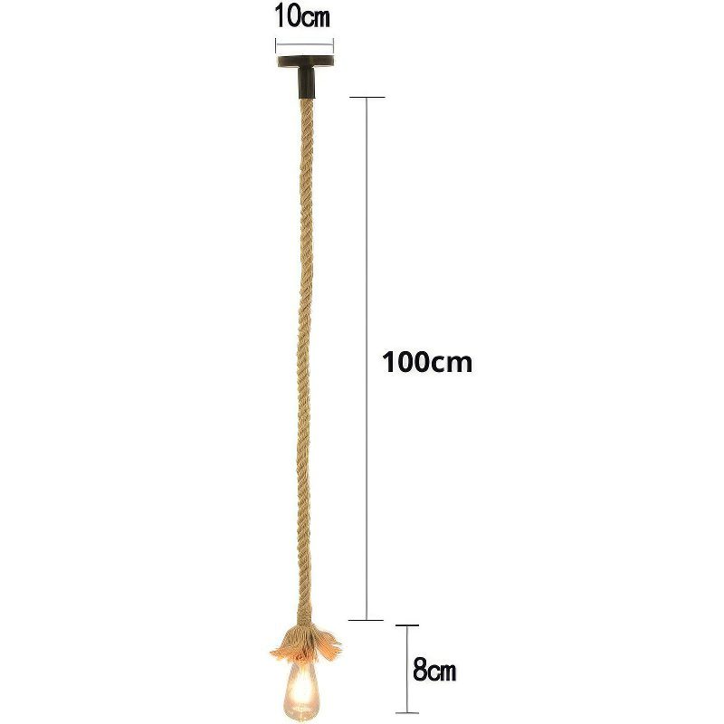 Hemp Rope Pendant Light view 7