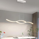 Suspension led design minimaliste blanc view 2