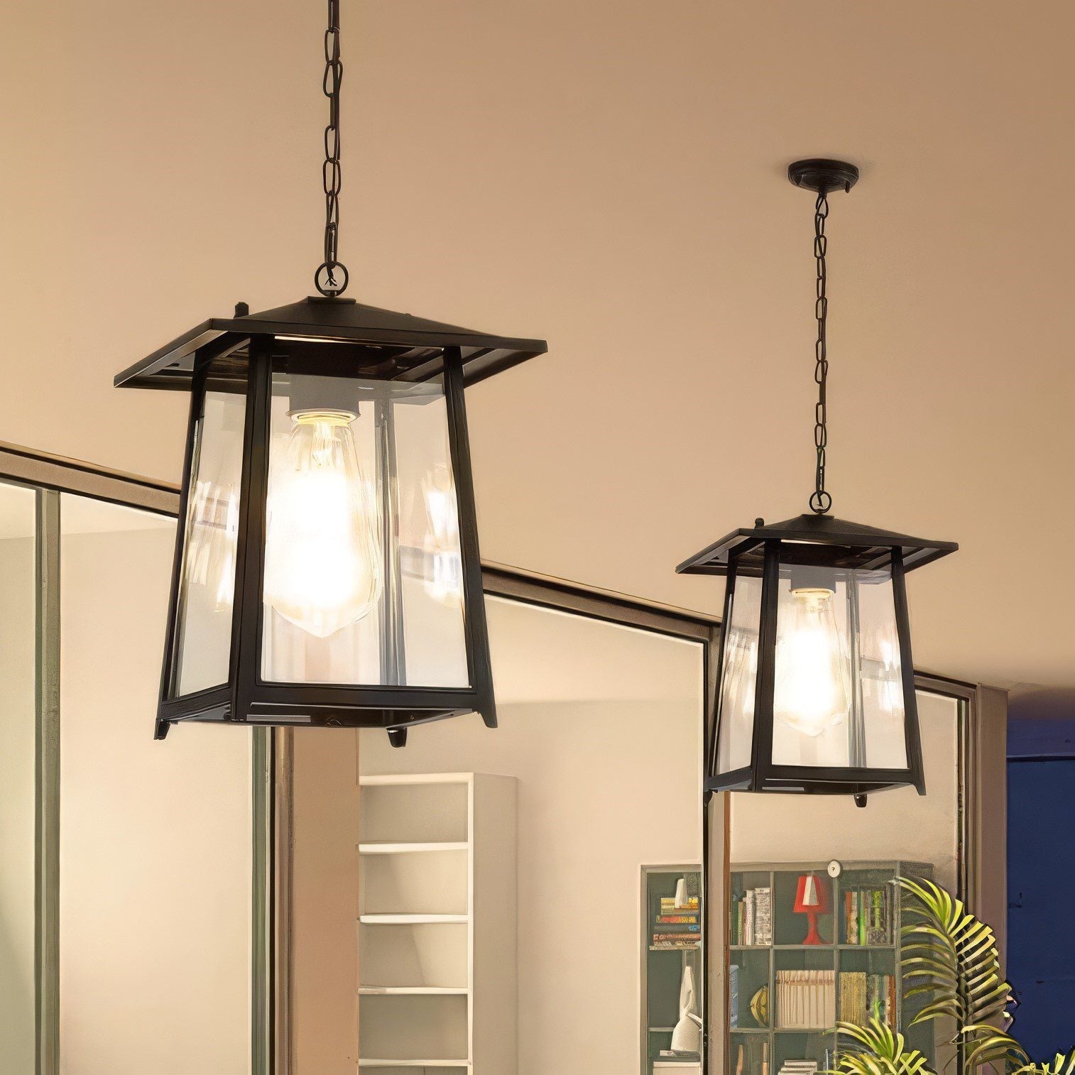 Suspension lanterne extérieur pour pergola view 3