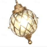 Luminaire extérieur suspension vintage view 2