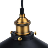 Suspension lampe noir industrielle cuisine view 5