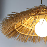 Suspension parasol paille view 4