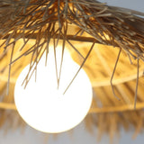 Suspension parasol paille view 3