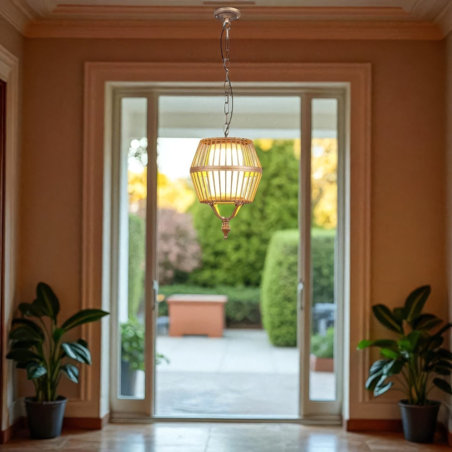 Suspension extérieur doré view 5