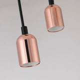 Suspension filaire multiple rose gold view 3
