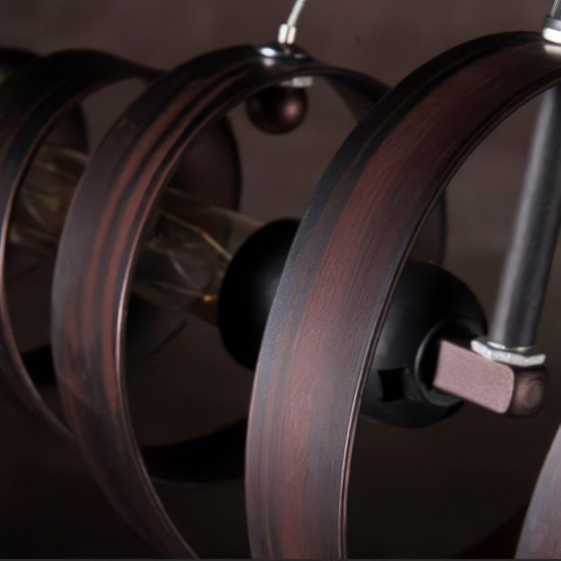 Suspension industrielle originale spirale view 5