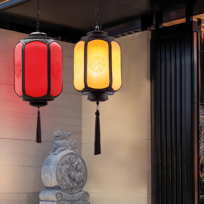 Suspension extérieur lanterne chinoise view 1