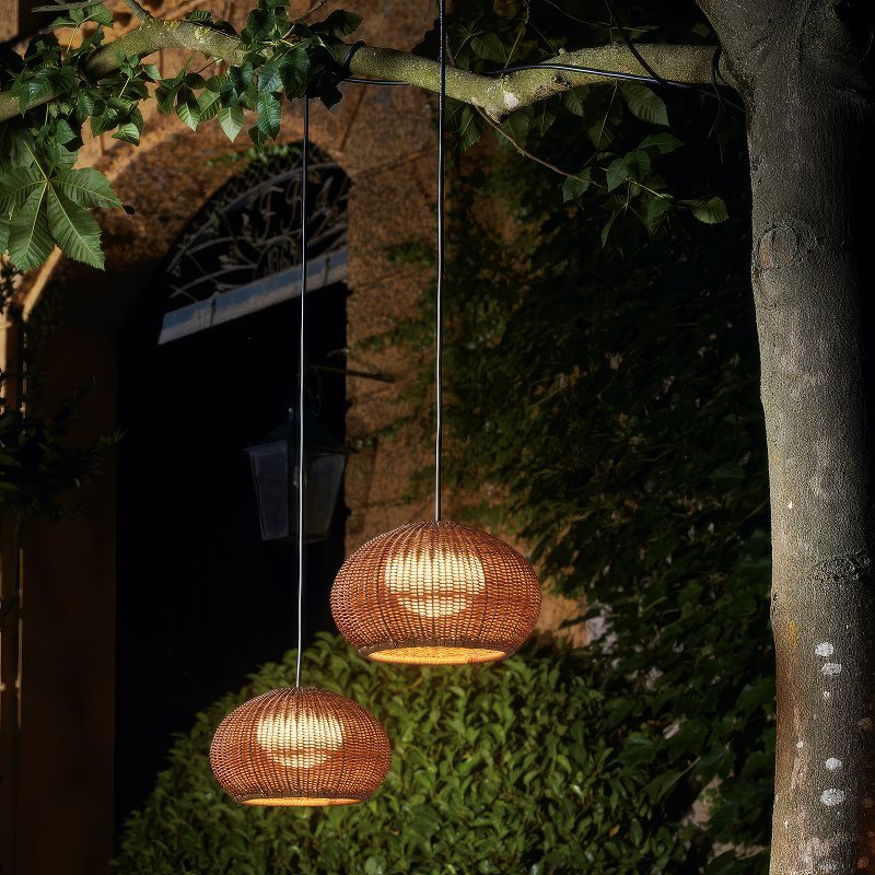 Suspension extérieur osier