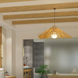 Suspension parasol paille view 1