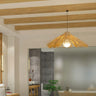 Suspension parasol paille