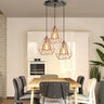 Suspension 3 lampes cuivre
