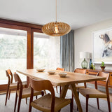 Lustre suspension bois design scandinave view 4