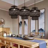 Suspension bambou noir view 6