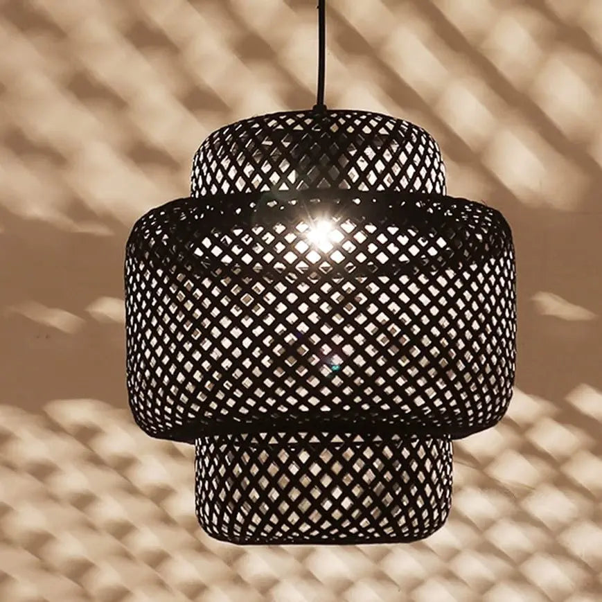 Suspension bambou noir view 9