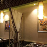 Lampe bambou suspension view 5