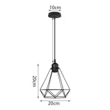 Industrial Cluster Cage Pendant Light view 2
