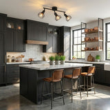 Industrial Kitchen Lighting view 1