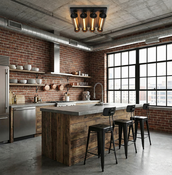 Industrial Tube Ceiling Light