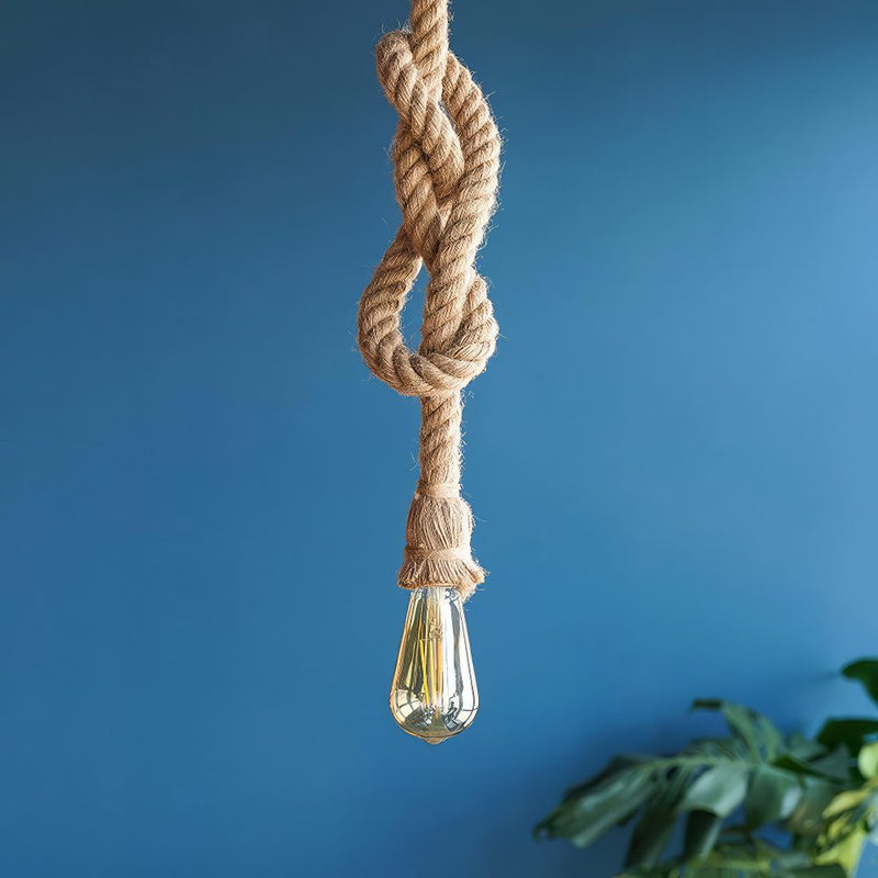 Knotted Rope Pendant Light