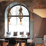 Knotted Rope Pendant Light view 2