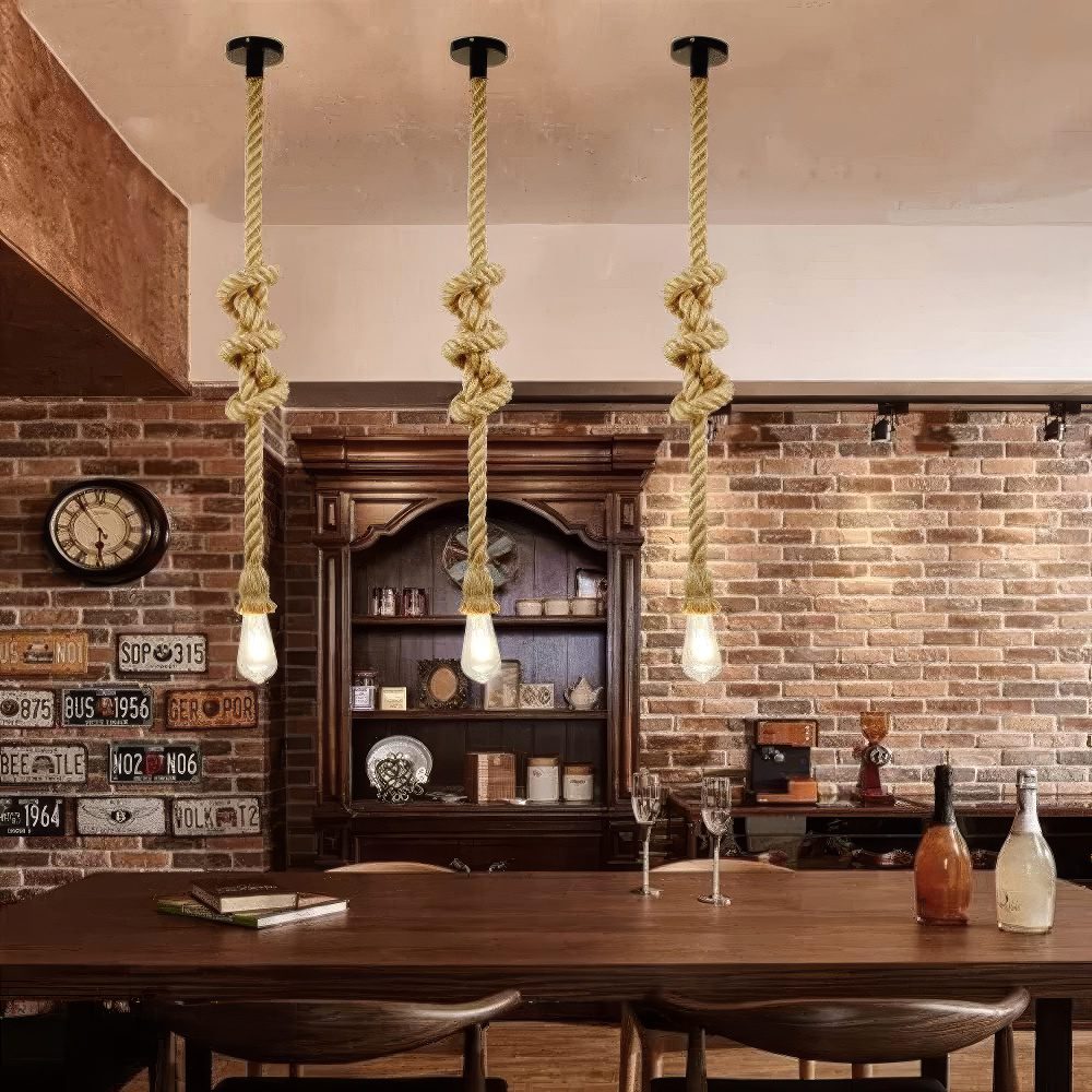 Knotted Rope Pendant Light view 7