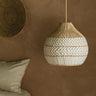 Suspension bambou blanc