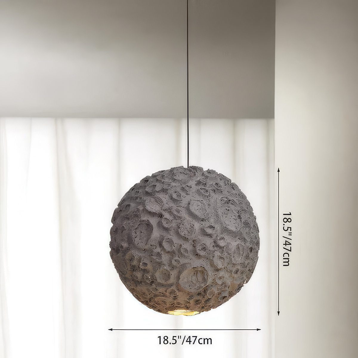 Large Globe Pendant Light view 9