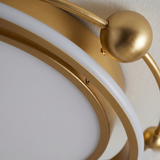 Large Gold Ceiling Light view 8