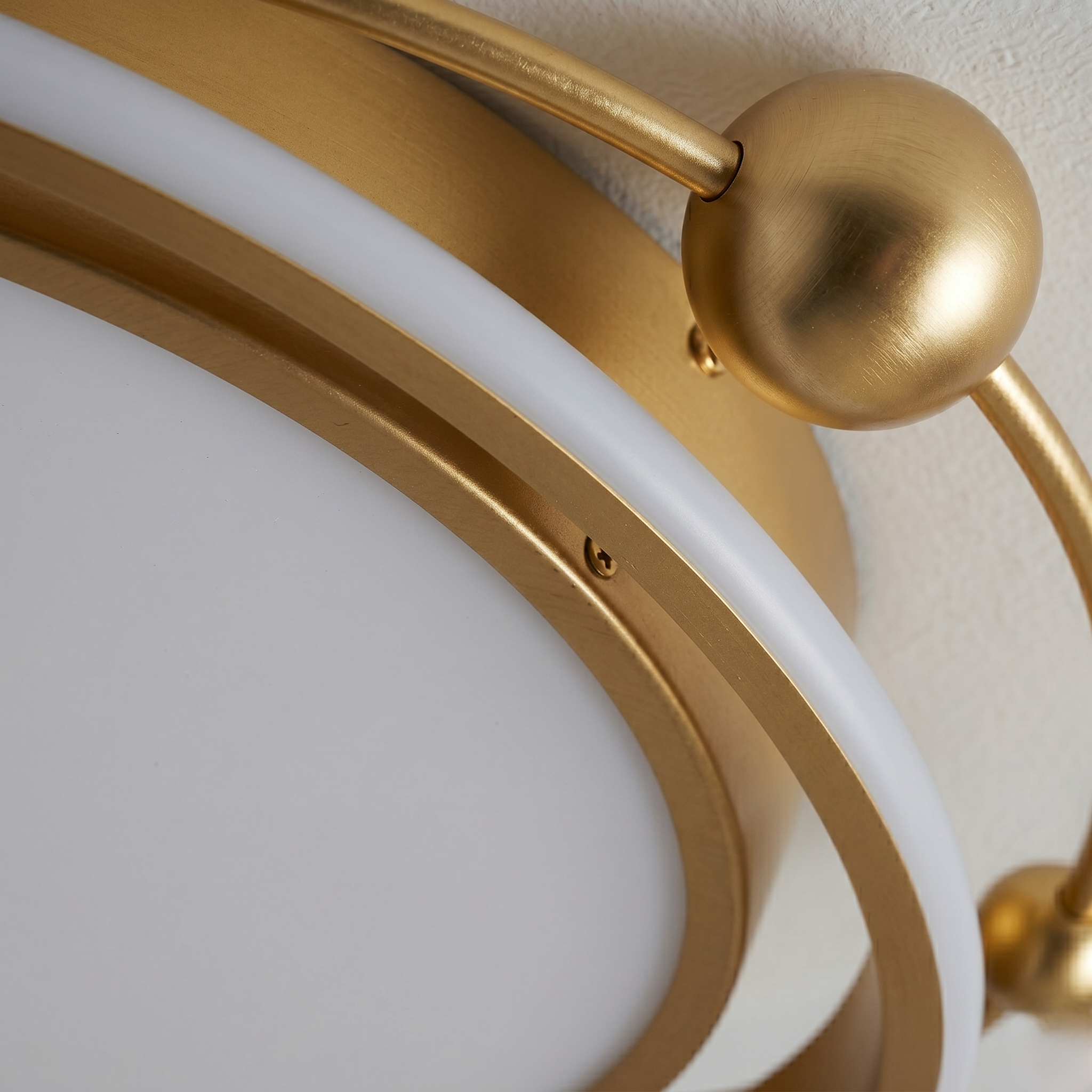 Large Gold Ceiling Light view 8