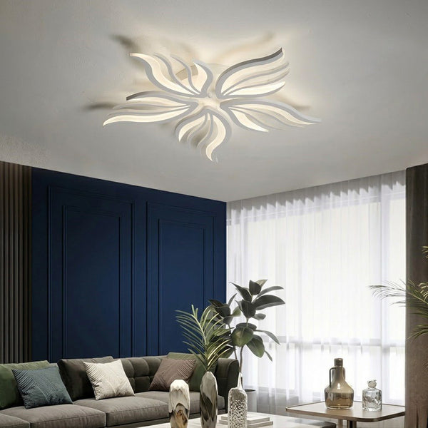Large LED Flower Ceiling Light