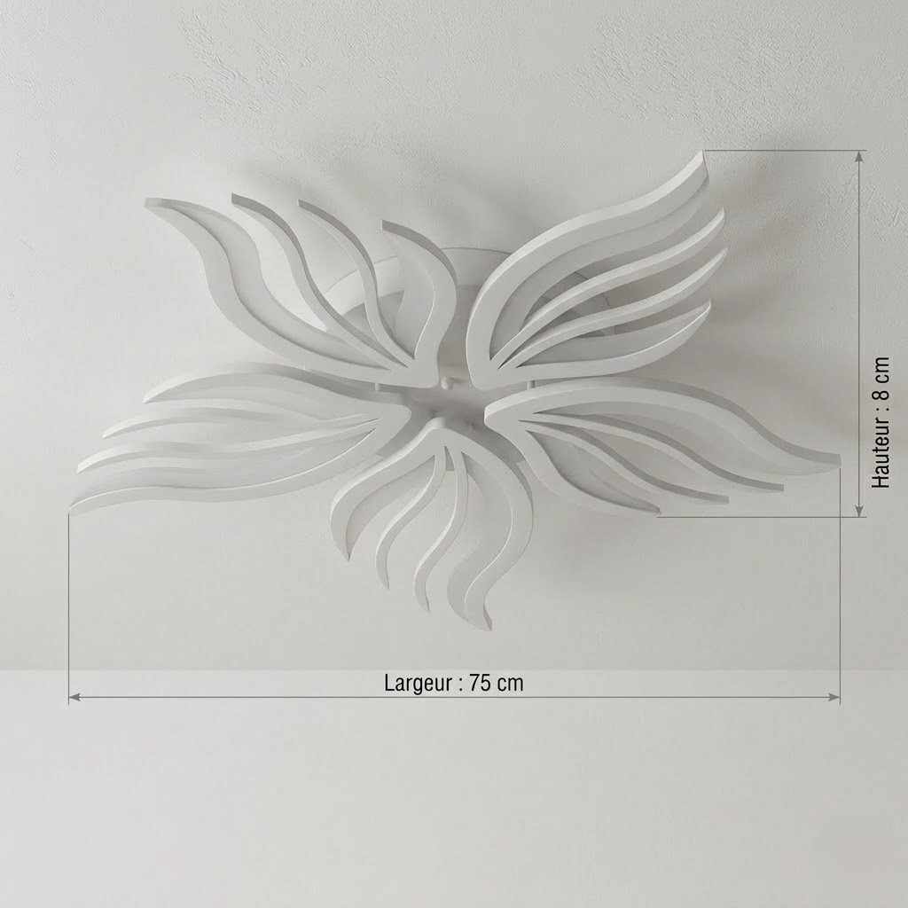Large LED Flower Ceiling Light view 8