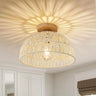 Large Rattan Ceiling Light