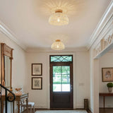 Large Rattan Ceiling Light view 6