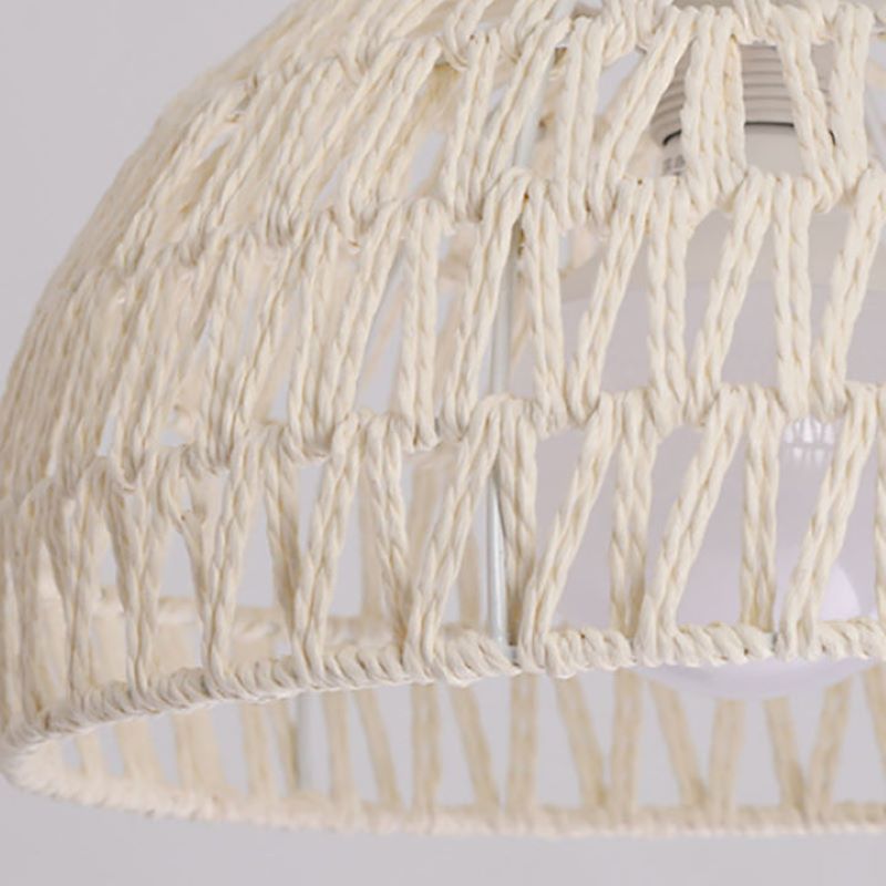 Large Rattan Ceiling Light view 8