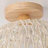 Large Rattan Ceiling Light view 9