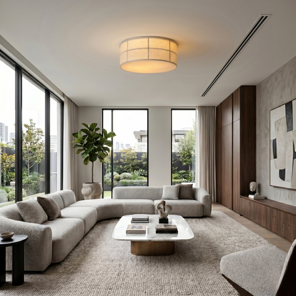 Large Round Ceiling Light