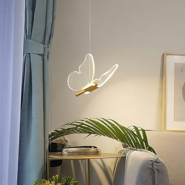 LED Butterfly Pendant Light